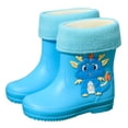thumbnail image 3 of Kcodviy Kids Shoes Short Rain Boots for Baby Girls Boots for Womens Ankle Riding Boots Girls Rainboot Slip on Garden Toddler Girls Shoes Boot Rubber Shoes, 3 of 5