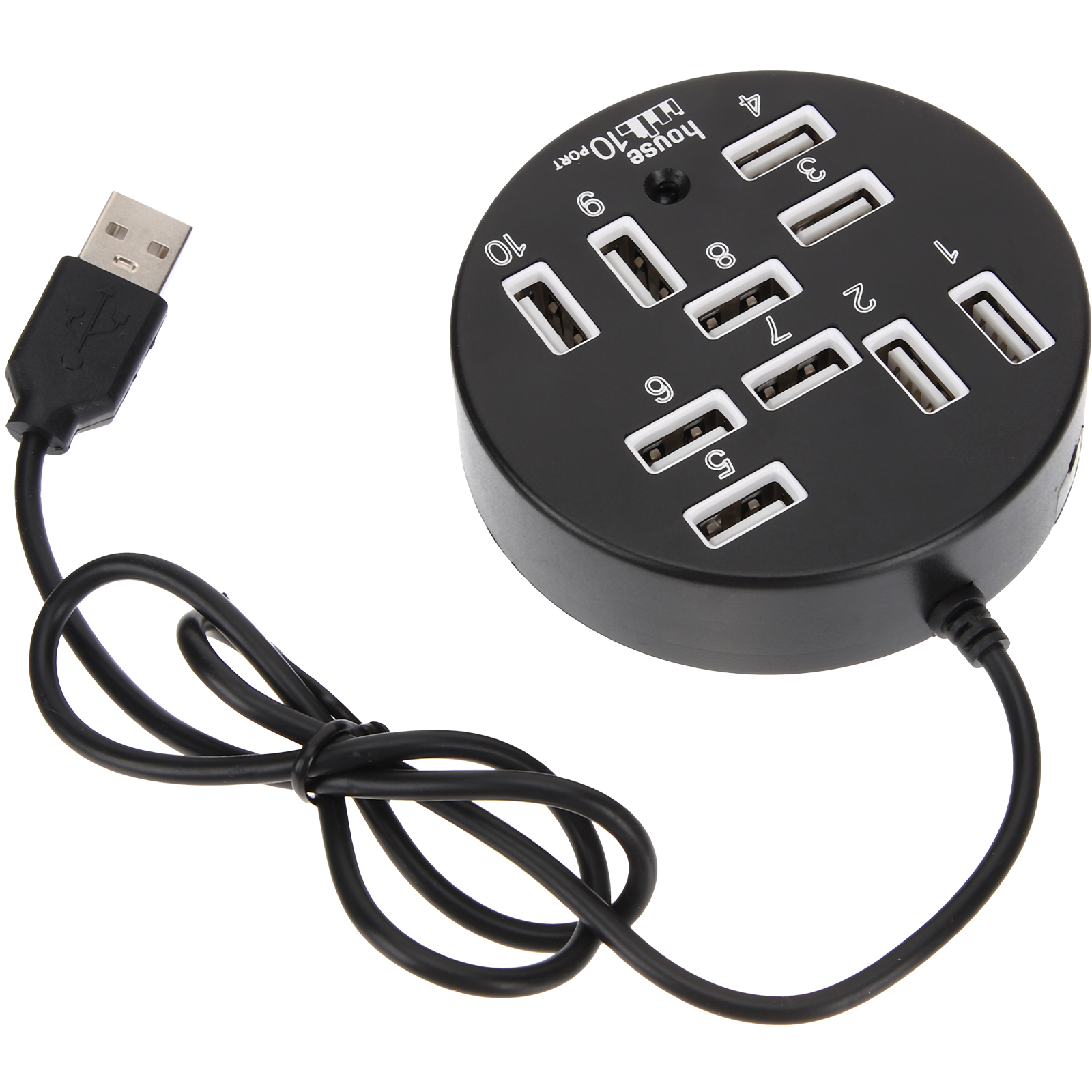 Usb Hub 10 Ports Usb Expander Usb Hub Extension For Laptop Desktop Computer