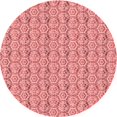 thumbnail image 1 of Ahgly Tapis Rond Lavable en Machine Intérieur Transitionnel Rose Pastel, 4 Pieds Rond, 1 of 7