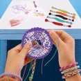 thumbnail image 4 of Knitting Toy Kit 22 Needles Smart Weaving  Rotating Double Knit Loom Machine Kit For Adults And Kids, 4 of 5