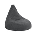 thumbnail image 4 of Lounge & Co Dark Grey Sherpa Bean Bag Cover, 1 bean bag cover, 4 of 5