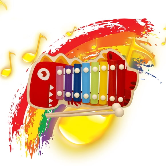Jouets de Jeu de Simulation pour Tout-Petits, Jouets Éducatifs, Jouets d'Enseignement pour Enfants, Blocs de Construction Musicaux, Animaux à Tapoter à la Main, Jouets pour Garçons et Filles, Cadeaux d'Anniversaire