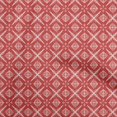 thumbnail image 1 of oneOone Cotton Cambric Red Fabric African Craft Projects Decor Fabric Printed By The Yard 56 Inch Wide, 1 of 4