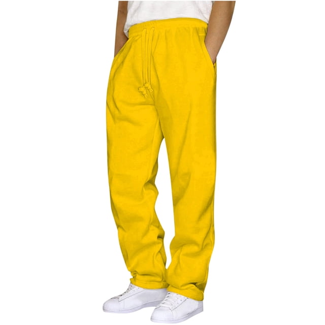 FAIWAD Mens Sweatpants Drawstring Elastic Waist Cargo Pants Athletic Running Pants Lightweight Workout Joggers