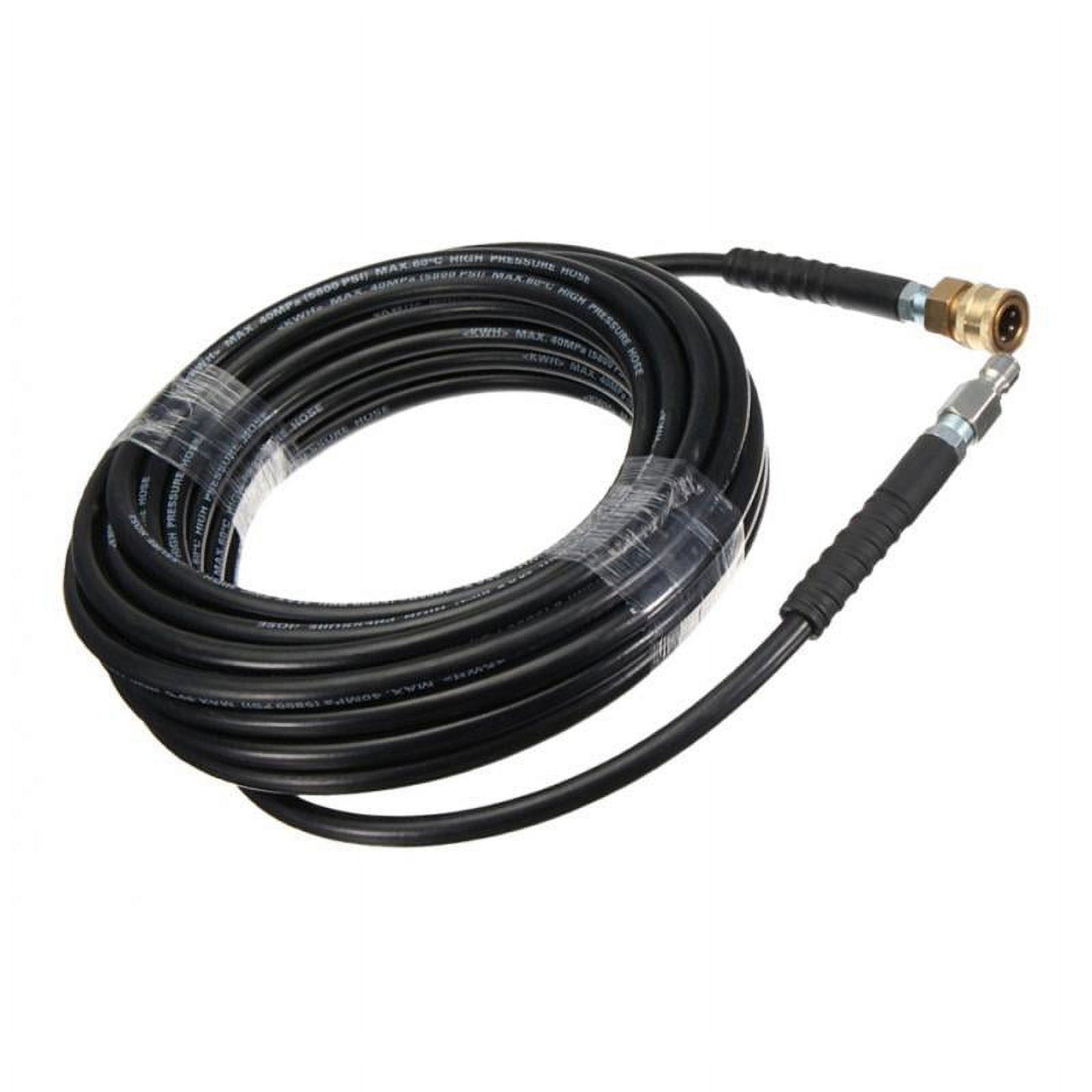 serony 1/4 Water Jet High Pressure Washer 20Ft Hose 6M Replacement Black 15m