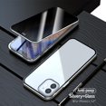 thumbnail image 2 of Anti-Peeping Full Body Mobile Phone Case Clear Tempered Glass Privacy Cover For Iphone12/Pro/Pro Max, 2 of 7