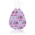 thumbnail image 4 of TopLLC Boucles d'Oreilles Femmes Masque Facial Papier Hygiénique Boucles d'Oreilles Rouleau Papier Boucles d'Oreilles en Cuir Double Face Boucles d'Oreilles en Cuir, 4 of 4