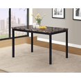thumbnail image 2 of Roundhill Furniture Noyes Metal Dining Table with Laminated Faux Marble Top, 2 of 4