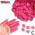 thumbnail image 4 of 100 Pcs Couvre-Doigts Jetables Gants en Caoutchouc Naturel Latex Protège-Doigts Outil Doigts Ongles Gants Protecteur Résistant aux Coupures Gants de Lit, Embouts de Main Grandes Coupures Protecteurs Résistants Préservatif pour Gant, 4 of 8