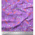 thumbnail image 1 of Soimoi Brown polyester Crepe Fabric Triangle Art Geometric Decor Fabric Printed Yard 52 Inch Wide, 1 of 3