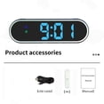 thumbnail image 1 of EGNMCR Colorful Car HUD Speed Display KMH/MPH Switchable With Compass Clock Integrated Machine Head up display, 1 of 9