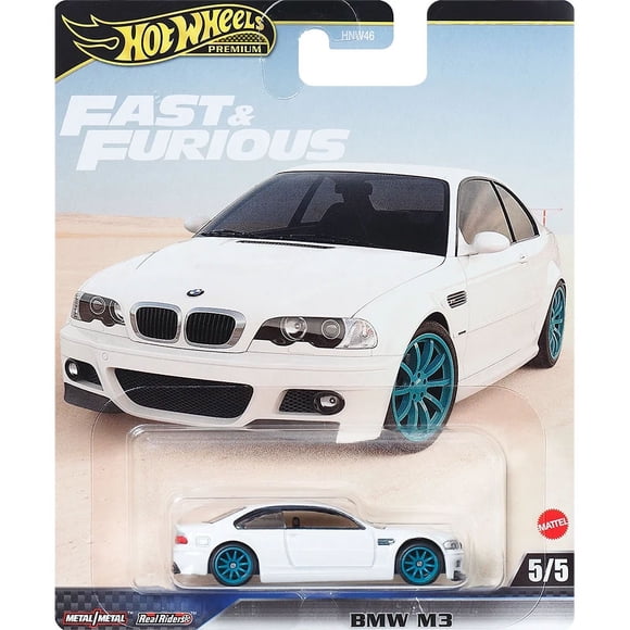 Original Hot Wheels Voiture Haut de Gamme Fast & Furious Jouets pour Garçons 1/64 Moulé sous Pression Nissan Argent Ford Mustang Gran Torino BMW M3 Toyota Cadeau