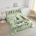 thumbnail image 4 of Erosebridal Camper Bedding Toddler Comforter Set, Cartoon RV Car Down Comforter, Happy Camping Decor, Reversible 2-Piece, 4 of 7