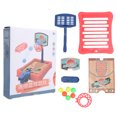 thumbnail image 2 of Tabletop Basketball Game, Mini Basketball Shooting Game Desk Games Mini Desktop Basketball Game Children Table Basketball Toy  For Boys And Girls Red, 2 of 8