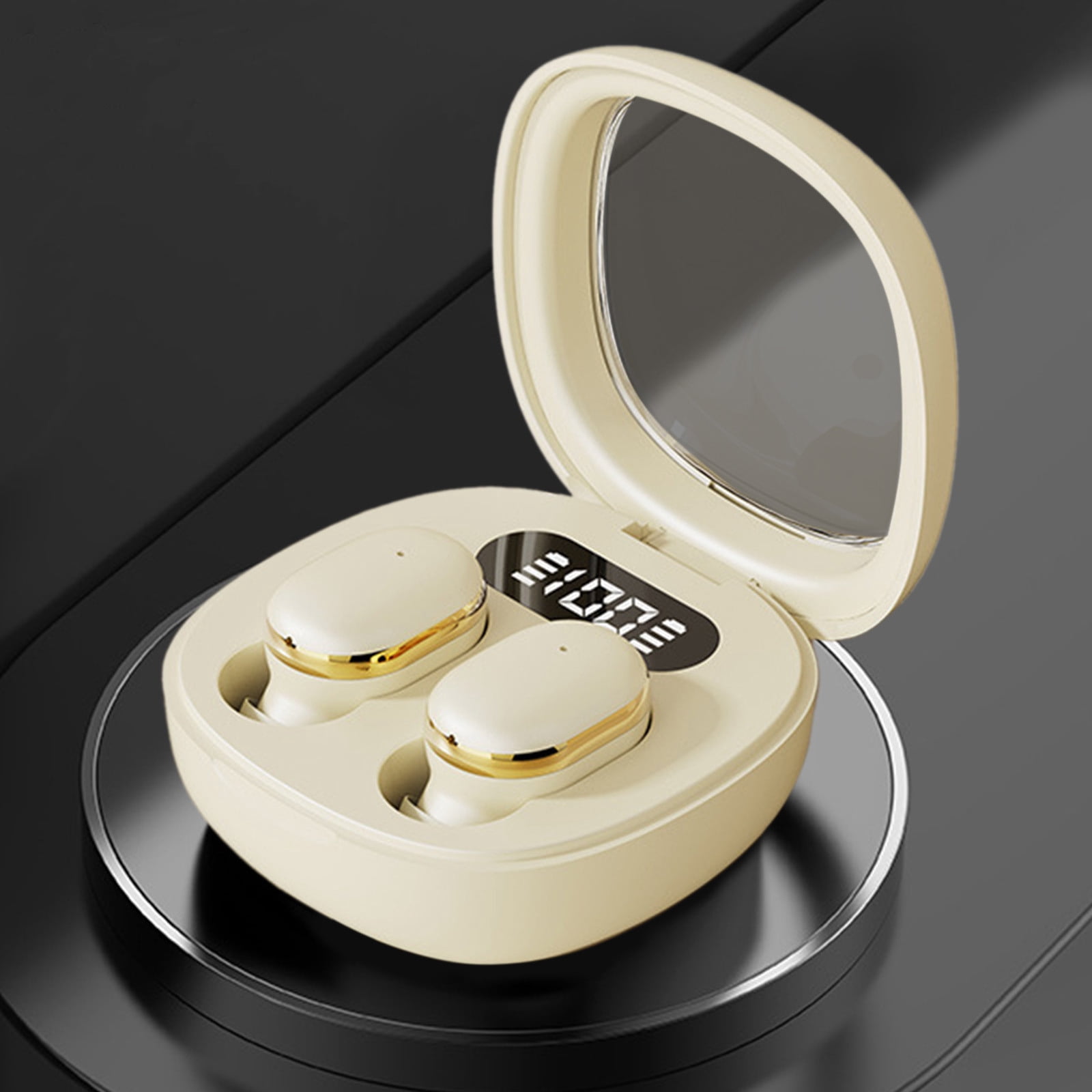 Wireless Bluetooth Headset 5.3 In Ear LED Display Power Low Delay HD Call Office And Sports
