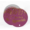 thumbnail image 2 of Inkdotpot Real Gold Foil Let Love Sparkle Wedding Tags Favor Hang Paper Tags 100 Pieces, 2 of 6