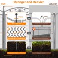 thumbnail image 3 of Bingopaw Dog Whelping Pen Box: Large Heavy Duty Indoor Pet Whelping Playpen Cage with Waterproof Fertility Mat - Outdoor Garden Puppy Play Exercise Fence for Dogs Cat Rabbit (126x126x80cm), 3 of 8