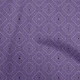 thumbnail image 1 of oneOone Georgette Viscose Purple Fabric Geometric Sewing Craft Projects Fabric Prints By Yard 42 Inch Wide-3U, 1 of 4