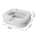 thumbnail image 2 of DEBGFS Inflatable Hair Washing Basin Portable Shampoo Bowl and Wash Basin for Bedridden Elderly Disabled Injured, 2 of 7