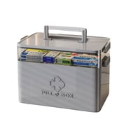 Storage Containers Storage System for Home and Travel 2 Tier Multipurpose Portable Organizer with Handle