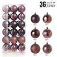 thumbnail image 2 of Christmas Ornaments 36-Pack Christmas Ball Ornaments With Strings  Shatterproof Plastic Christmas Bulbs  Hanging Decorations For  Tree  Holiday  Wedding  Party, 2 of 6