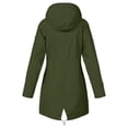 thumbnail image 4 of Veste de Pluie Unie pour Femmes en PVC, Extérieure, Grande Taille, Imperméable, à Capuche, Coupe-Vent, Ample, 4 of 5