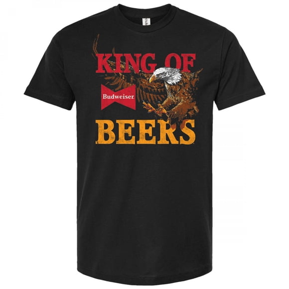 Budweiser King of Beers American Bald Eagle T-Shirt-Small