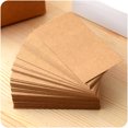 thumbnail image 4 of 100pcs Double-sided Blank Kraft Paper Business Cards Word Card Message Card DIY Gift Card, 4 of 8