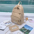thumbnail image 4 of AMERTEER Cartoon Alphabet Student Backpack Casual Large Capacity Travel 2 Piece Set, 4 of 5