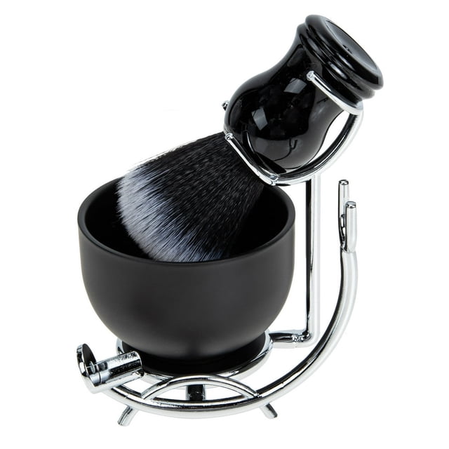 EIGTHTAIL Shaving Kit Barber Brush Shave and Bowl Safety Razor Stand Beard Mug for Men Man
