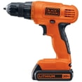 thumbnail image 4 of BLACK+DECKER LD120VA 20V MAX* Powerconnect Cordless Drill/Driver with 30 Piece Accessory Kit, 4 of 5