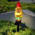 thumbnail image 2 of Solar Powered Garden Light Outdoor Lawn Courtyard Decorative Lamp with Santa Claus Decor, 2 of 6