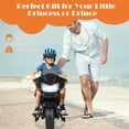 thumbnail image 4 of Costway 12V Kids Ride On Motorcycle Electric Motor Bike w/ Training Wheels & Light Black, 4 of 10