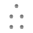 thumbnail image 3 of Transemion Replacement Microphone Grille Replacing Detachable Wired Wireless Mic Head Type 1 5Set, 3 of 6