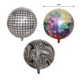 thumbnail image 1 of 10 Pack Birthday Balloons Gradient 4D Stereo House Balloon Room Decorations Kit 22 Inch Atmosphere Arrangement Photo Props Party Black White, 1 of 6