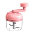 thumbnail image 2 of ZZkhGO Hand Crank Food Processor, 250ml Capacity Garlic Chopper, Handheld Vegetable Meat Grinder for Salsas Salad Pesto Cooking, 2 of 6
