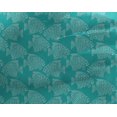 thumbnail image 4 of oneOone Georgette Viscose Fabric Fish Block Print Fabric By Yard 42 Inch Wide, 4 of 4