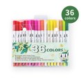 thumbnail image 1 of 36 Packs Dual Tip Colored Pens Brush and Fine Tip Pens Double Head Ended Colorful Drawing Pens Art Pens Felt Tip Coloring Writing Painting Lettering Markers (36 Assorted Colors), 1 of 5