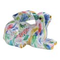 thumbnail image 1 of Water Transfer Resin New Year Garden Statues Rabbit Standing Bunny Animal Figurines Ornament, 1 of 5