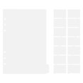 thumbnail image 4 of MOVTOTOP 14Pack Flagging Binder Dividers for Classroom and Office Use PVC Material 8.25X5.58In, 4 of 7