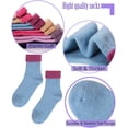 thumbnail image 3 of Womens Wool Socks For Cold Weather 5 Pack Thick Heavy Thermal Comfy Boot Fuzzy Winter Warm Crew Work Soft Ladies Long Socks, 3 of 4