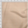 thumbnail image 4 of oneOone Rayon Light Beige Fabric Asian Block Print Traditional Sewing Craft Projects Fabric Prints By Yard 56 Inch Wide, 4 of 4