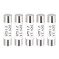 thumbnail image 1 of Unique Bargains Ceramic Cartridge Fuses 2A 250V Ceramic Fuses Fast Blow for Amplifier Energy Saving Lamp Ballast 5pcs, 1 of 4