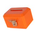 thumbnail image 3 of Baohd Napkin Paper Holder Deer Head Sculpture Tissue Box for Countertop Orange, 3 of 9