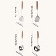 thumbnail image 3 of Kitchen Utensils Set,4 Piece Stainless Steel Kitchen Utensil Set Heavy Duty, Heat Resistant Cooking Tools Spatula Turner Spoon Strainer, 3 of 9