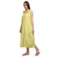thumbnail image 3 of Moomaya Robe de Nuit d'Allaitement Unie à Col Rond pour Femmes en Coton, 3 of 5