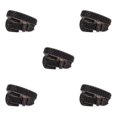 thumbnail image 3 of Decodeary Large Application Ceinture Strass Ceinture Western pour les Parties Bars et Concerts Modifier Ligne de Taille Noir 125cm 5Set, 3 of 6