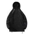 thumbnail image 3 of WRKEKC Manteau à Capuche Tactique pour Homme, Qualité Militaire, Résistant à l'Eau, Multi-Poches, Doublé en Molleton, Manteau Chandail, Extérieur, Chasse, Randonnée, Tenue Utilitaire, Chaud, 3 of 5