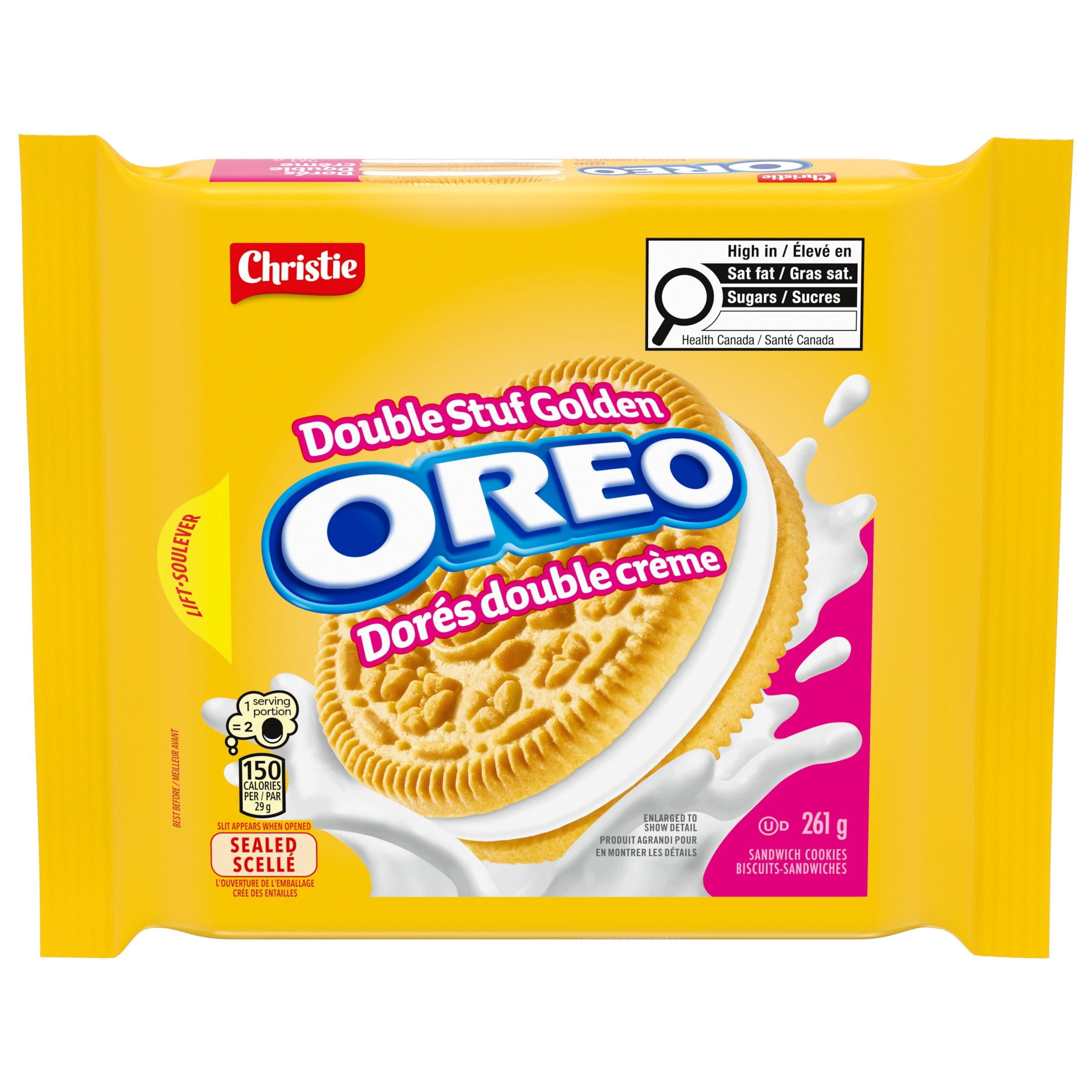 OREO Double Stuf Golden Sandwich Cookies