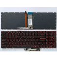 thumbnail image 1 of Clavier Rétroéclairé pour Ordinateur Portable US/RU/SP/FR pour MSI GT72 GS63 GE72 GL62M CX72 PX60 GE62 GP62 GV62 CR72 GL65 PX60 PE70 PE60 GL65 RU Rouge Rétroéclairé, 1 of 6